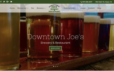 Downtown Joe’s Launches New Website